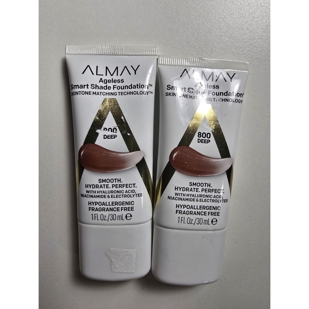 2 -‎ Almay 800 Deep Ageless Smart Shade Foundation 1fl oz 30ml Skintone Matching